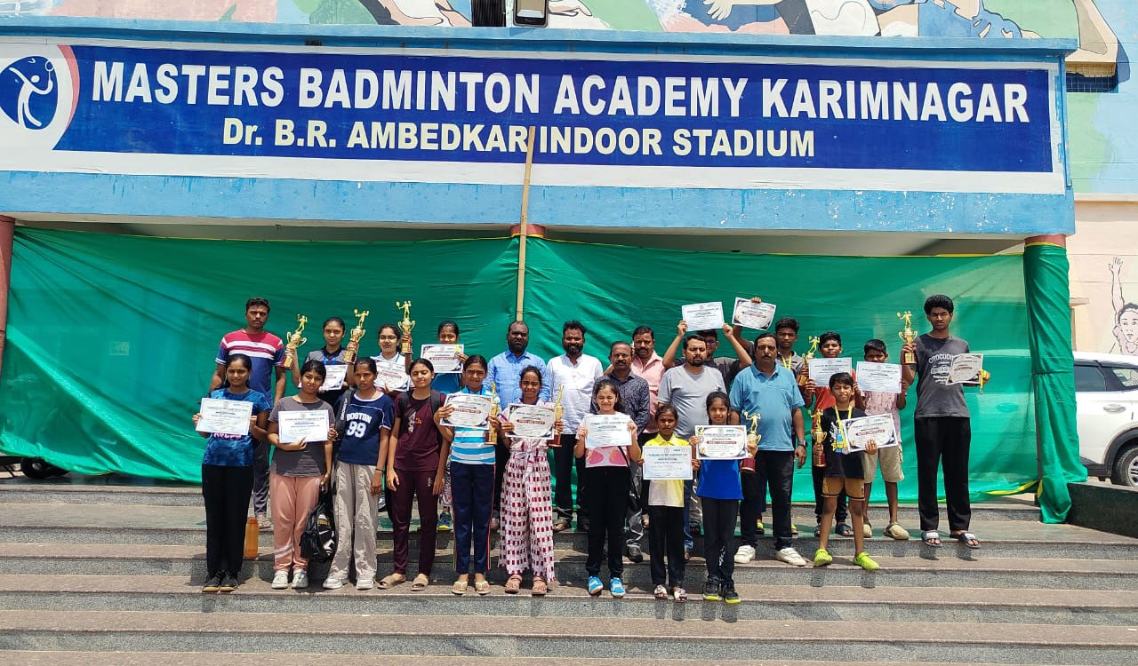 Masters Badminton Academy thống trị giải VĐ Cầu lông Karimnagar 2026