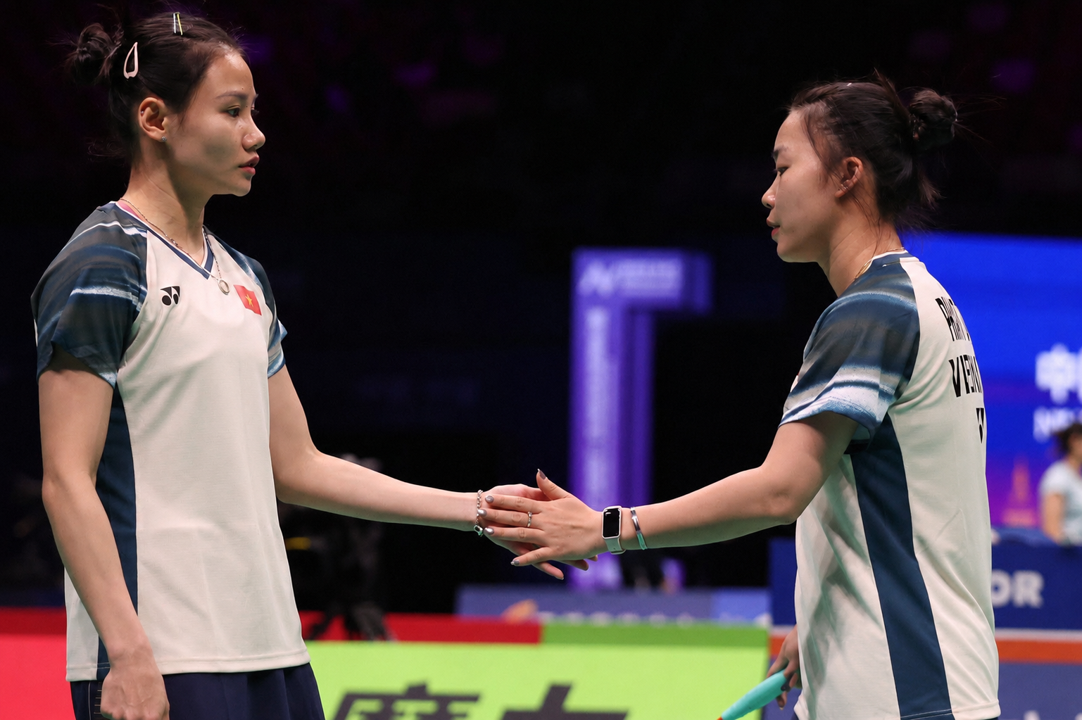 Đôi nữ Việt Nam mở màn World Championships bằng cú ngược dòng ấn tượng