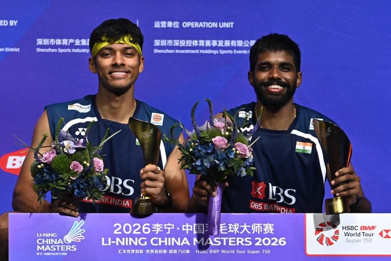 Satwik-Chirag lần đầu vô địch China Masters sau màn ngược dòng 70 phút