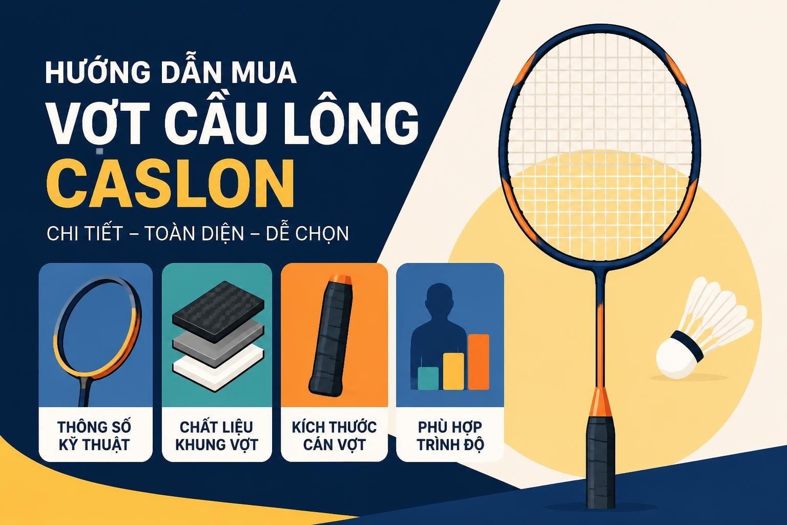 Vợt Cầu Lông Caslon: Đánh Giá Chi Tiết & Hướng Dẫn 2026