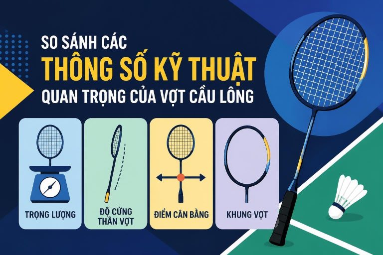 Vợt Cầu Lông: Hướng Dẫn Chọn Vợt Phù Hợp Năm 2026